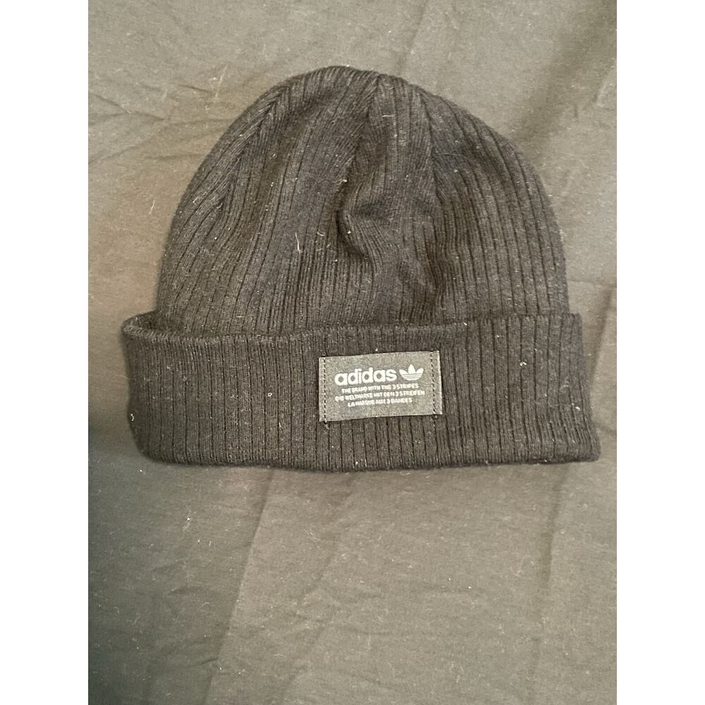 Adidas Originals Rib Cuff 2.0 Beanie Cap In Black